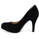 SAGE ~ Womens Platform Pumps High Heel Closed Toe Classic Dress Heels