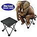 MeiLiMiYu Camping Folding Stool Compact Portable Backpacking Stool Mini Outdoor Collapsible Stool for Fishing, Traveling, Training, Hiking, Parkthumb 2