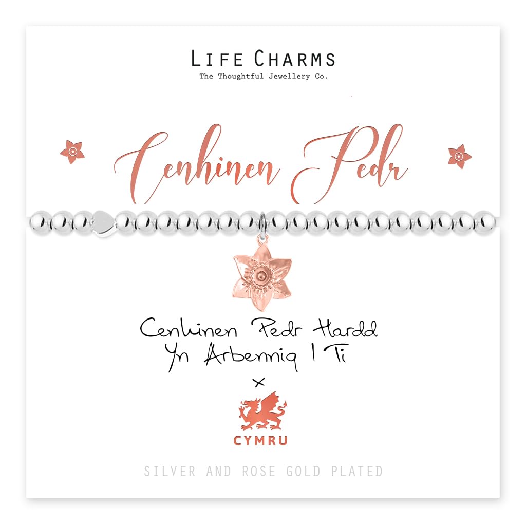 Life Charms Welsh Daffodil bracelet
