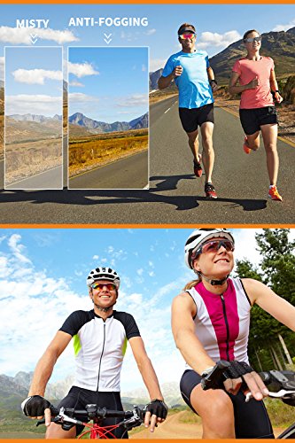 image for Sports Sunglasses 2 Pairs Polarized Sports Sunglasses with 4 Interchan