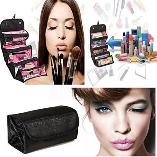 Imprexo Roll N Go Travel Buddy Toiletry Pouch Organiser - Assorted Color, 4 Compartments