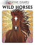 Creative Escapes Coloring Book: Wild Horses by Racehorse Publishing