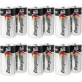 12 Energizer Max Size C Long Lasting Alkaline Batteries Pack Lot Exp 2023-2024
