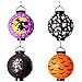 JOYIN 8 PCS 12.5ft Halloween Hanging Paper Lanterns with LED Light, Spider Bat Skeleton Ghost Witch Owl Pumpkin Lantern for Halloween Outdoor Decor Indoor Yard Garden Lawn Holiday Party Decor