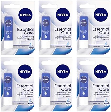 Nivea Essential Lip Care 0.17 oz (Set of 6)