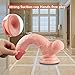Tracy's Dog Realistic Dildo for Beginner, Dildo with Strong Suction Cup, 7.5