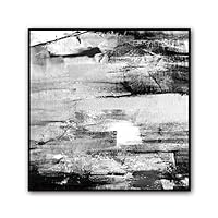 Framed Canvas Wall Art Abstract Circle Canvas Prints Home Artwork Decoration for Living Room,Bedroom - 16x16 inches