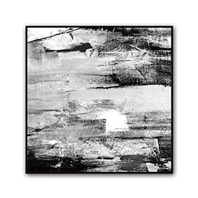 Framed Canvas Wall Art Abstract Circle Canvas Prints Home Artwork Decoration for Living Room,Bedroom - 16x16 inches