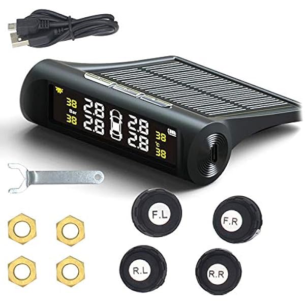 SODIAL Sistema de Control de Presión de Neumáticos Tpms ...