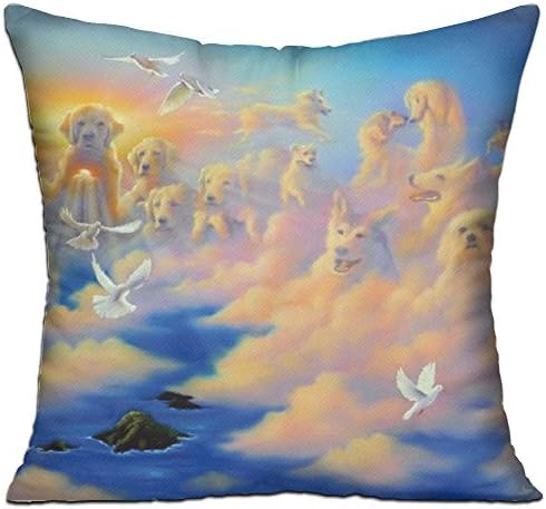 Wonderland Angel Dog Fashion Decorative Throw Pillow Deluxe Pillows 18" X 18"