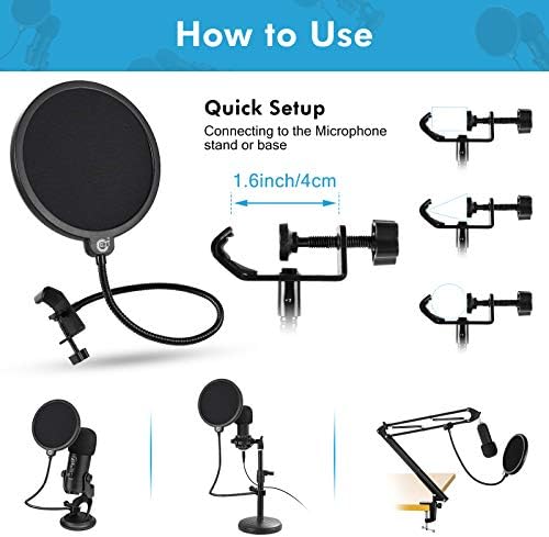 Black pop filter with EJT logo displayed, priced at $9.99.