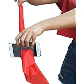 MilesMagic Magician's Silk Thru Phone Magic Trick Penetrate Any Phone with Cloth Mentalism Hanky Scarf Through Smartphone Mobile Screen Illusion Gimmick