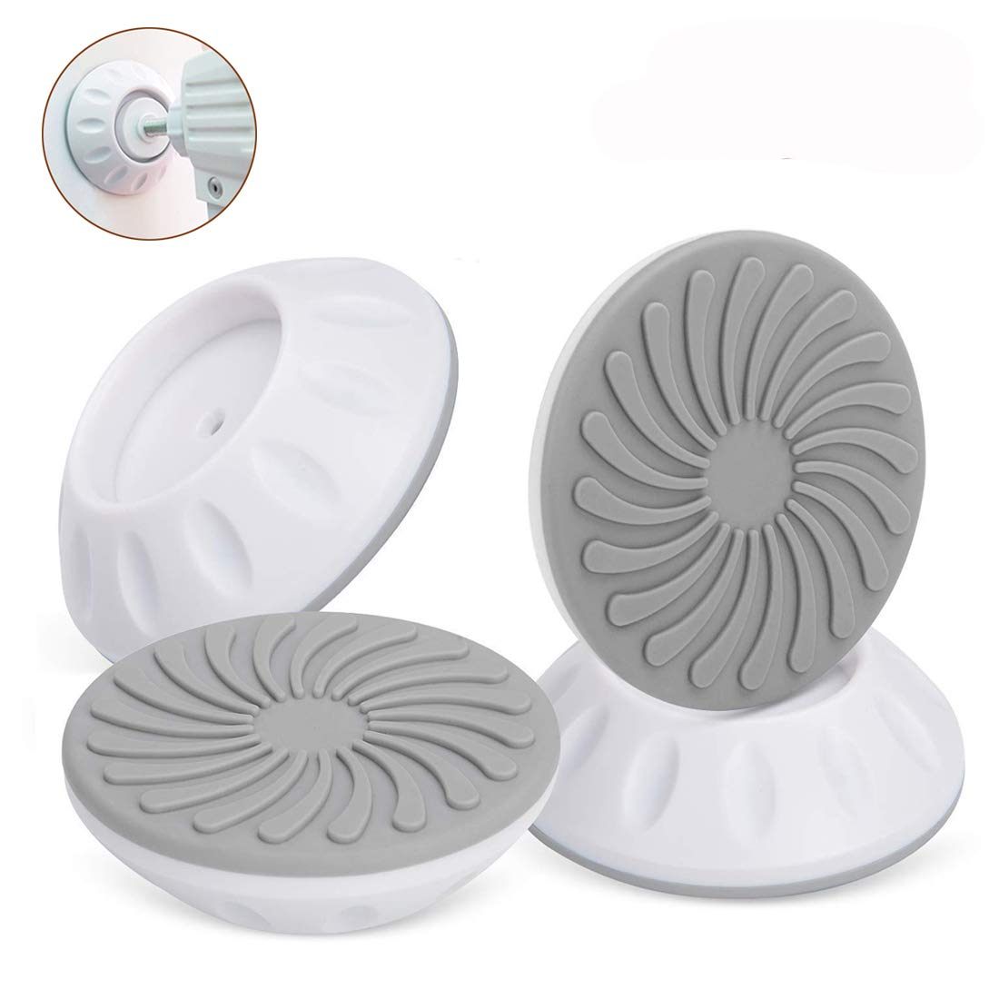 Joyfeel's Store Stair Gate Wall Protector Pads, Wall Guard pads for Baby Gates,Wall pads for Baby Pressure Gate Door, Protect Door,Stair, Wall Surface, Babies & Pets Safety,4 Pack