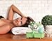 Home Spa Gift Basket - Magnolia &Tuberose Scent, 7 Piece Bath & Body Set For Women and Men with Shower Gel, Bubble Bath, Body Lotion, Bath Soap, Bath Bomb, Bath Salt & Wired Basket