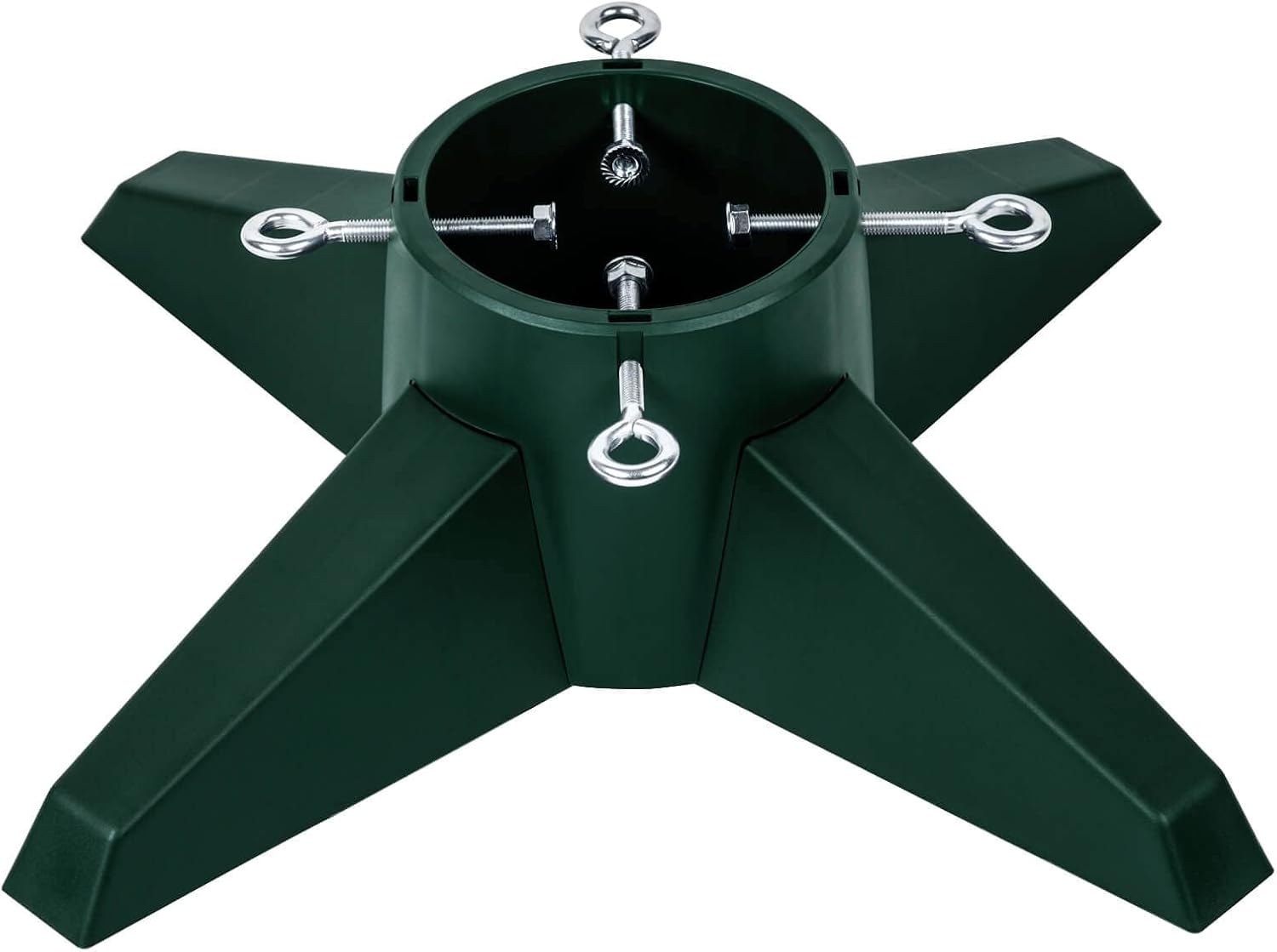 Tree Stands - HarcoHome Christmas Tree Stand Base for 8 feet Fresh Tree Live Xmas Tree Base Stand for Decoration Christmas Tree Holder Stand for Real Trees (Green)