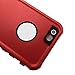 HESGI iPhone 6S PLUS Waterproof Case, IP-68 Waterproof Shockproof Dust Proof Snow Proof Full Body Protective Case Cover for Apple iPhone 6S PLUS iPhone 6 PLUS 5.5[Red]