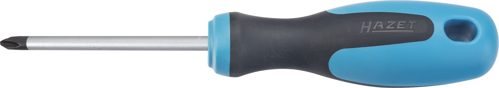 Hazet Screwdriver (Phillips Profile, Matt Chrome-Plated Blade, Burnished Tip) 810-PH0