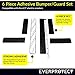 6 Piece Adhesive Bumper Guard Protection for 6.5'' Self Balance Scooter -Rubber Bumper Strips Protect Balance Board, Smart Board, IO Hawk (Leaves No Glue Residue When Removed)