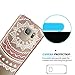 Samsung S7 Case ,S7 Case Clear ,AnoKe Scratch Resistant Mandala Flower Girls Women Cute Hard Cover TPU Bumper Ultra Thin Slim Fit Protective Phone Cover Cases for Samsung Galaxy S7 TM CH Rose Gold