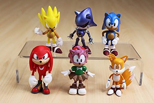 6pcs/set 7cm SEGA sonic the hedgehog Figures toy pvc toy sonic Characters figure toy