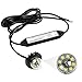 YITAMOTOR Hideaway Strobe Lights White High Power 24W 8 Chipsets Surface Mount Waterproof Hideaway Emergency Lights (White)