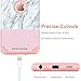 iPod Touch 5 Case, iPod 6 Case Marble, BENTOBEN Marble Design Super Slim Dual Layer Hybrid Hard PC Flexible Soft Silicone Scratch Resistant Protective Case for iPod Touch 5 6th Generation, Rose Gold