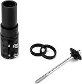 QWORK Bike Stem Riser 124mm 1-1/8 for Aluminum Fork 28.6mm view 3