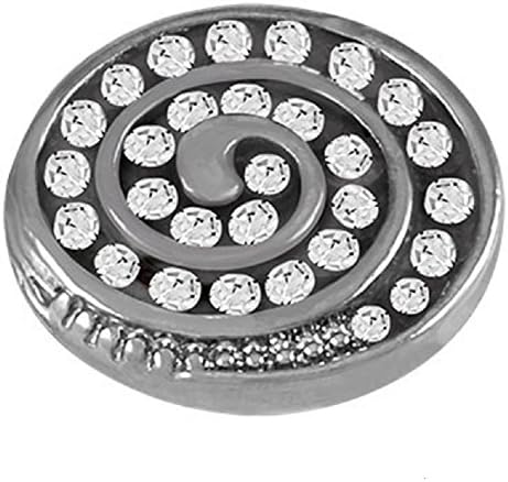 Lottie Dotties Gunmetal Swirl LD05-56 Magnetic Dottie Charm