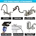 SmarterFresh Five Piece Female Faucet Adapter Kit, Brass Aerator Adapter Set to Connect Garden Hose, Water Filter, Standard Hose via Diverter, in RV & Other - ONLY Compatible with Removable Aerator