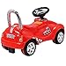 Costzon Kids Ride On Push Car, Toddler Scooter with Sound & Light Christmas Gift (Red)