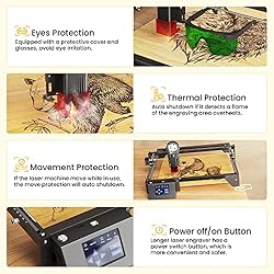 LONGER RAY5 Laser Engraver, 5W Output Laser DIY