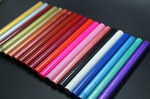 XICHEN10PCS Vintage Sealing Glue Gun Sealing Wax Wax Sticks Wax Seal Supplies a Variety of Colors (New Red Wine)