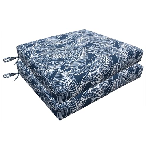 Tommy Bahama Sunbrella® Fabric 1-Piece Outdoor Dining Chair Cushion, 18" W x 18…