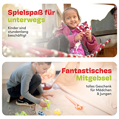Knobelspiele Set 24 Teile – Geduldspiele Für Kinder Und Erwachsene, 3D-Puzzles, Brainteaser, Gastgeschenk