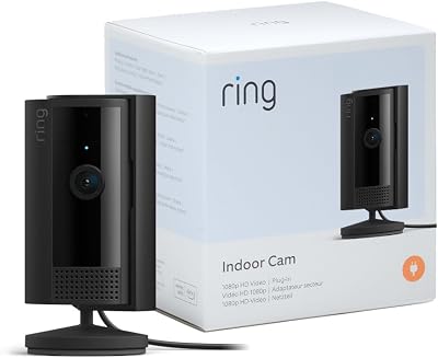 Ring Indoor Camera 2nd Gen 1080p HD Two-Way Talk WiFi Pet Security Plug-In