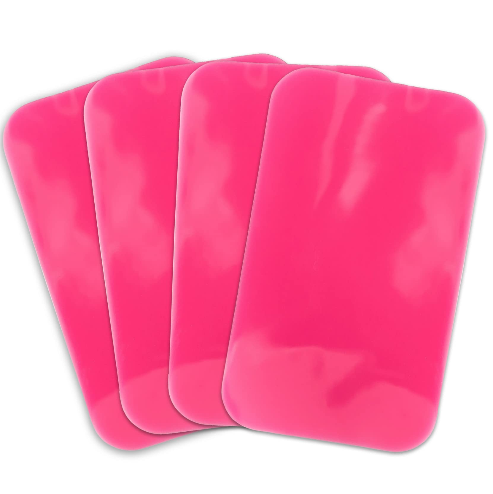 LLBA Silicone Eyelash Pads for Lash Extension (Pack of 4)