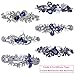 Hair Barrettes for Women, Anezus 6 Pcs Crystal Rhinestones Hair Barrettes Fancy Vintage Spring French Hair Clips for Women Girls Hair Styling Tools Accessories