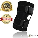 Knee Brace Support Sleeve Meniscus- Fitness Training Arthritis Injury Exercise - Open Patella Safeguard Neoprene Stabilizer For Pain Recovery Lifetime Guarantee! by Leisure Activity
