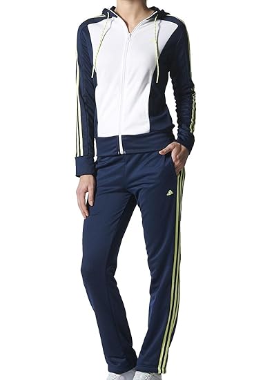 adidas New Young Knit Tracksuit Women - S: Amazon.de: Sport & Freizeit