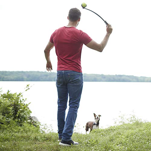 Franklin Pet Supply Tennis Ball Launcher for Dogs Dog Ball + Tennis