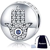 Pandach 925 Sterling Silver Charms for Bracelets Necklace with 5A CZ Stones Dangle Pendant Bead Jewelry Beads Gifts for Women