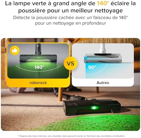 H60 Ultra Aspirateur Balai sans Fil, 210AW, 90 Min d’Autonomie