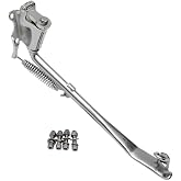 Drag Specialties Chrome Kickstand Kit Compatible with Harley-Davidson 1989-1999 FXST and FLST Softail, 2 Inch Under Stock Length