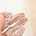 Haperlare 6 Inch x 25 Yards Vintage Ivory Lace Roll Lace Fabric Roll Lace Ribbon Netting Cream Ivory Fabric Tulle Rolls for Lace Table Runner Chair Sash DIY Wedding Party Bridal Shower Decorations