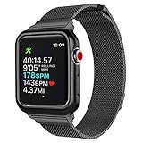 Unti Compatible Apple Watch Band with Case 42mm, Compatible iWatch Band Series 3 2 1 Sport and Edition