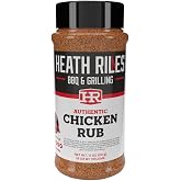 Heath Riles BBQ Rub - Chicken BBQ Seasoning - Championship Recipe | BBQ Rub Seasoning for Smoking &amp; Grilling - Dry Rub for Ribs, Pork, Brisket &amp; Chicken, 80+ BBQ Championships, 16 oz