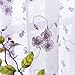 Embroidered Crushed Sheer Curtain Set (84 inch Long, Pink)