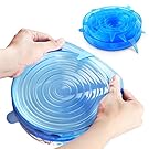 ORBLUE Silicone Stretch Lids, 6-Pack of Various Sizes