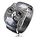 Vintage 50mm Width Wide Owl Woman Cuff Bracelets [Jewelry]