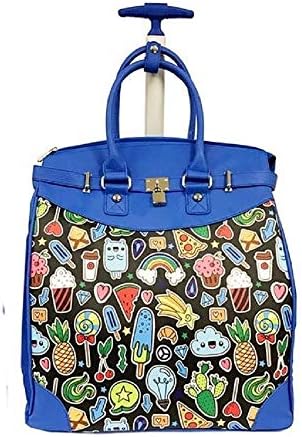 Trendy Flyer 19" Computer/Laptop Bag Tote Duffel Rolling Wheel Case Purse Tablet